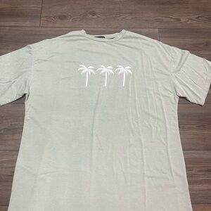 SHEIN womens palm tree shirt